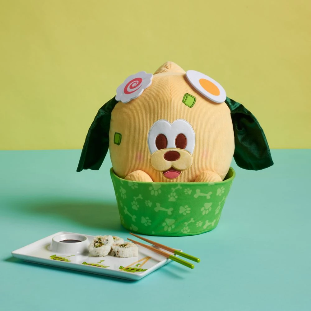 Pluto Ramen Disney Munchlings Plush β Sensational Snacks Collection β Medium 13 3/4'' - Image 2