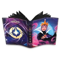 Evil Queen Lorebook Card Portfolio By Ravensburger β Disney Lorcana Trading Card Game β Snow White And The Seven Dwarfs
