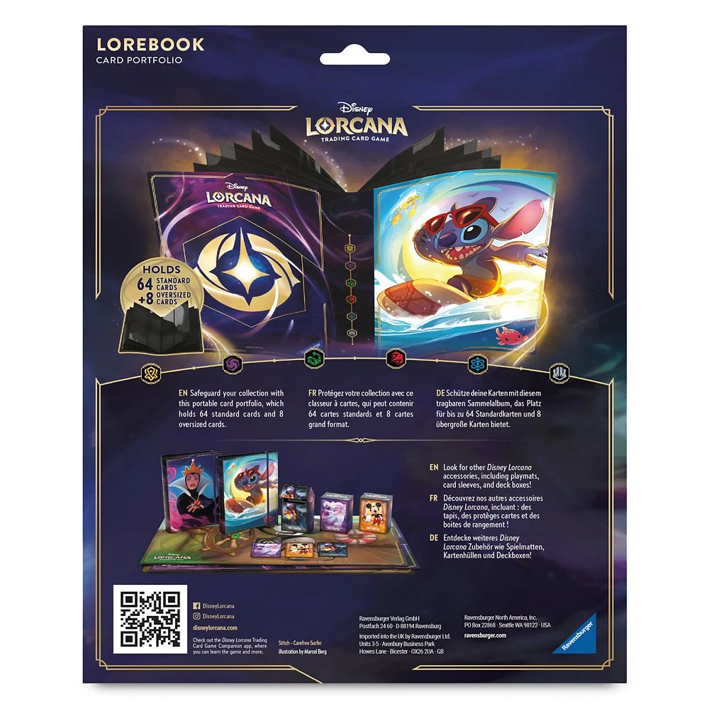 Stitch Lorebook Card Portfolio By Ravensburger β Disney Lorcana Trading Card Game - Image 5