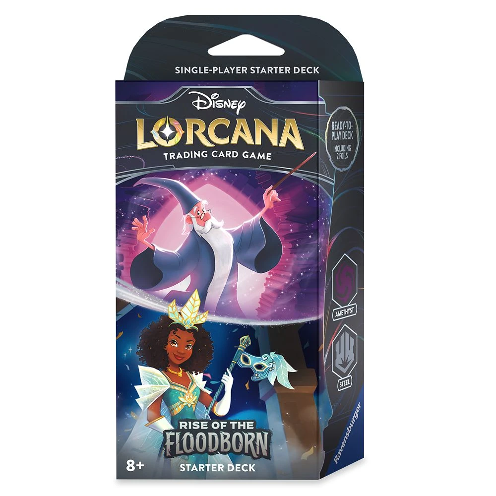 Disney Lorcana Trading Card Game By Ravensburger β Rise Of The Floodborn β Starter Deck β Merlin And Tiana - Image 2
