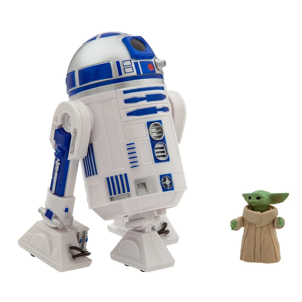 Disney Luke Skywalker, R2-D2 And Grogu Talking Action Figure Set β Star Wars Power Force β 10'' H - Image 3