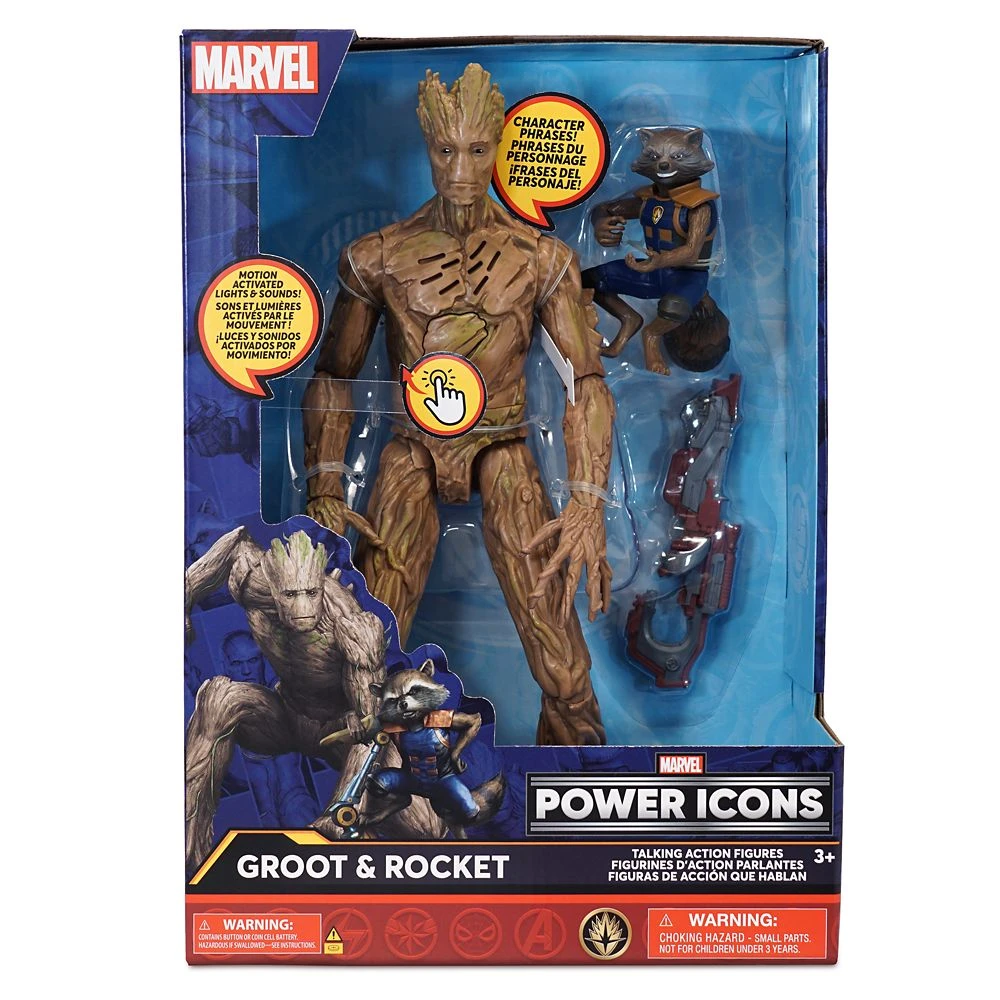 Disney Groot & Rocket Talking Action Figure Set β Guardians Of The Galaxy Vol. 3 - Image 10