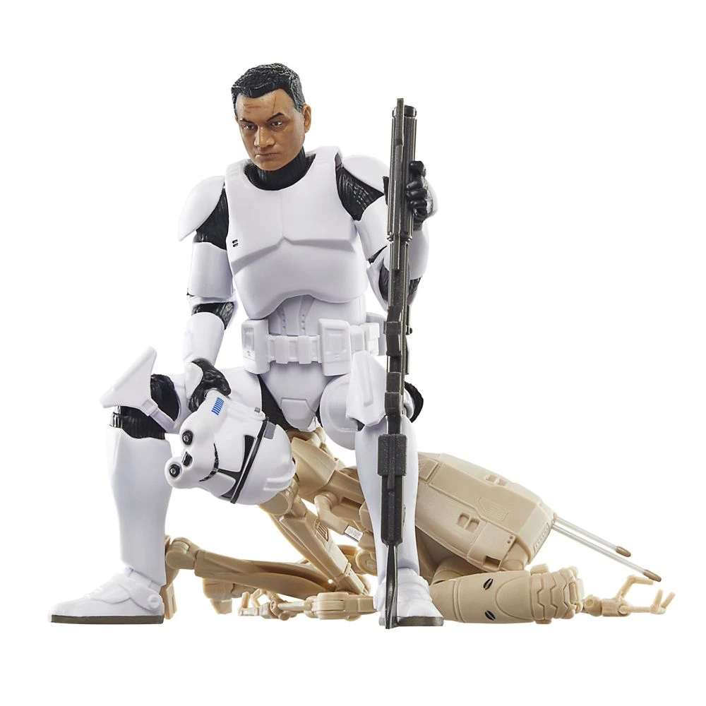 Disney Phase II Clone Trooper And Battle Droid Action Figure Set β Star Wars: The Clone Wars β The Black Series - Image 7