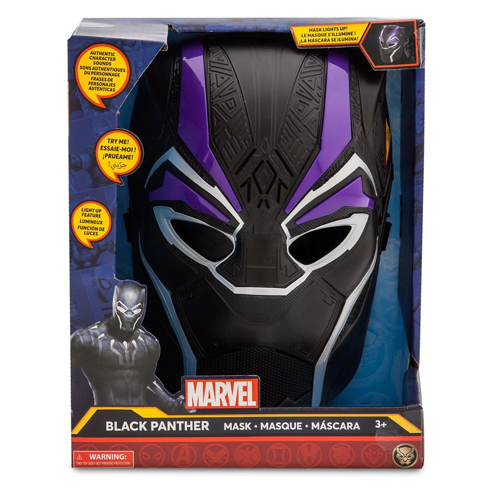 Disney Black Panther Light-Up Mask With Sound For Kids - Image 5