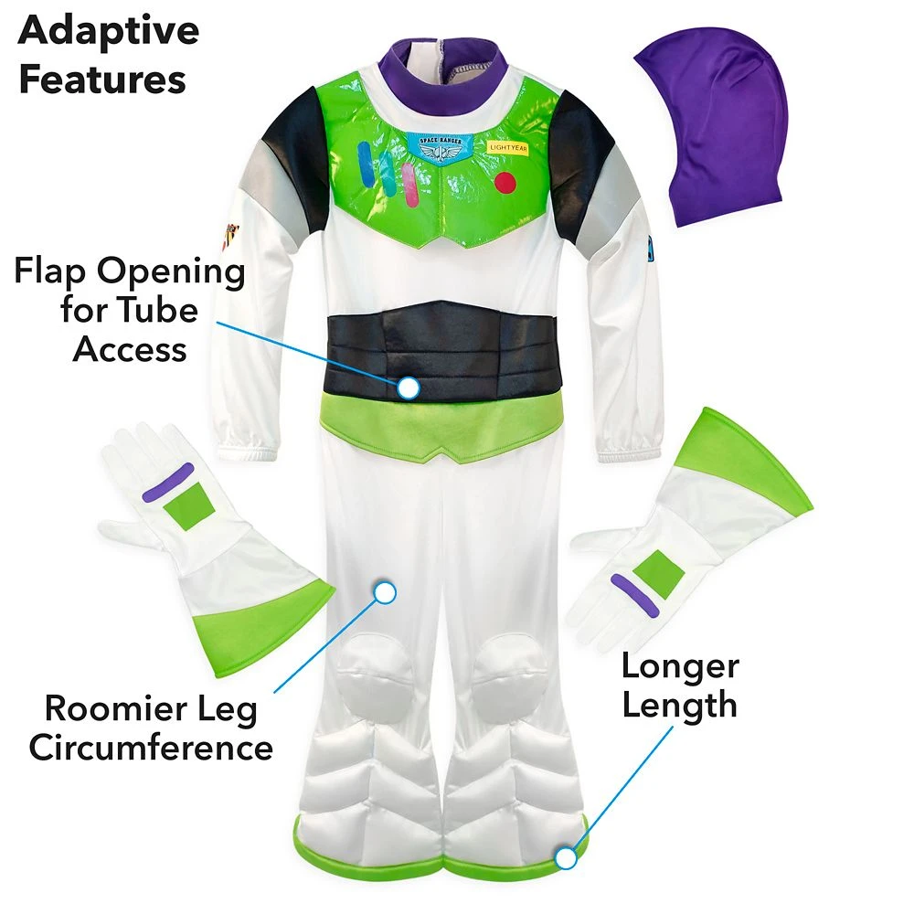 Disney Buzz Lightyear Adaptive Costume For Kids β Toy Story - Image 3