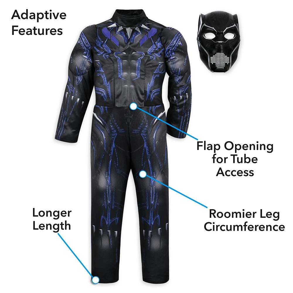 Disney Black Panther Light-Up Adaptive Costume For Kids - Image 2