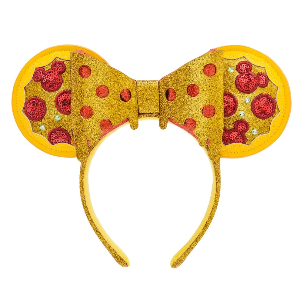 Minnie Mouse Pizza Ear Headband For Adults β Disney Eats