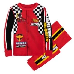 Disney Lightning McQueen Racing Suit Costume PJ PALS For Kids β Cars