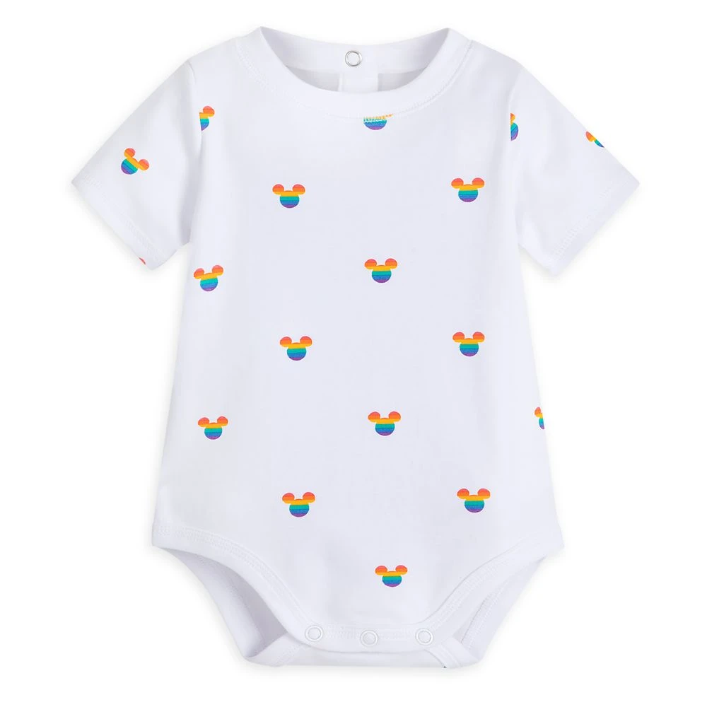 Mickey Mouse Icon Bodysuit And Shorts Set For Baby β Disney Pride Collection - Image 2