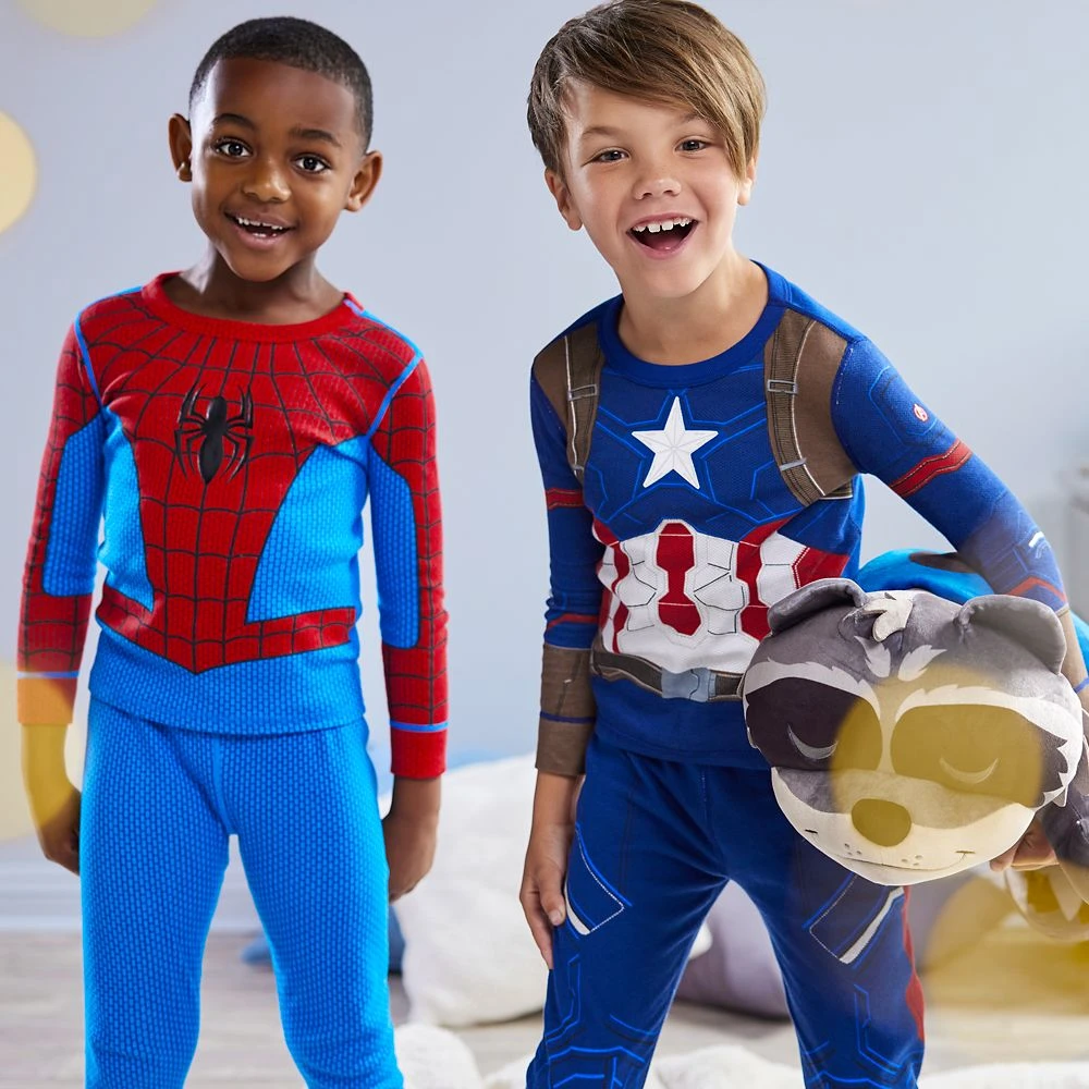 Disney Captain America Costume PJ PALS For Kids - Image 2
