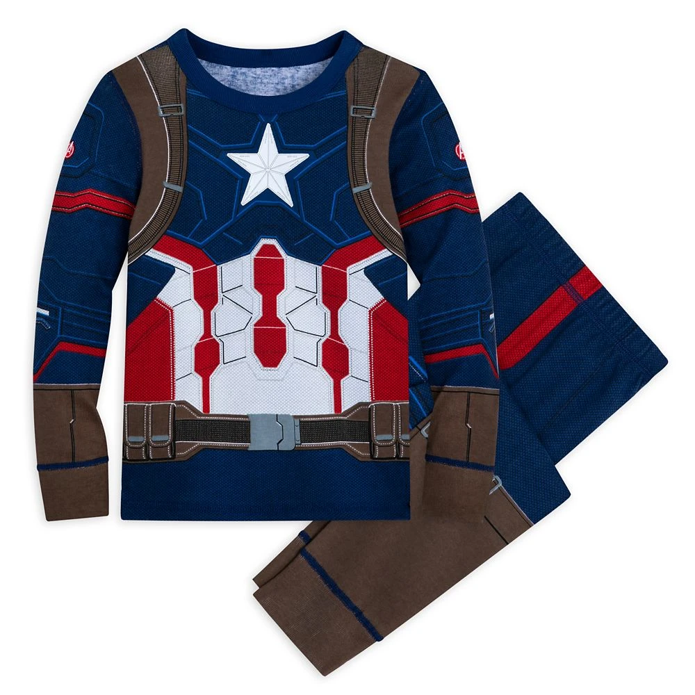 Disney Captain America Costume PJ PALS For Kids