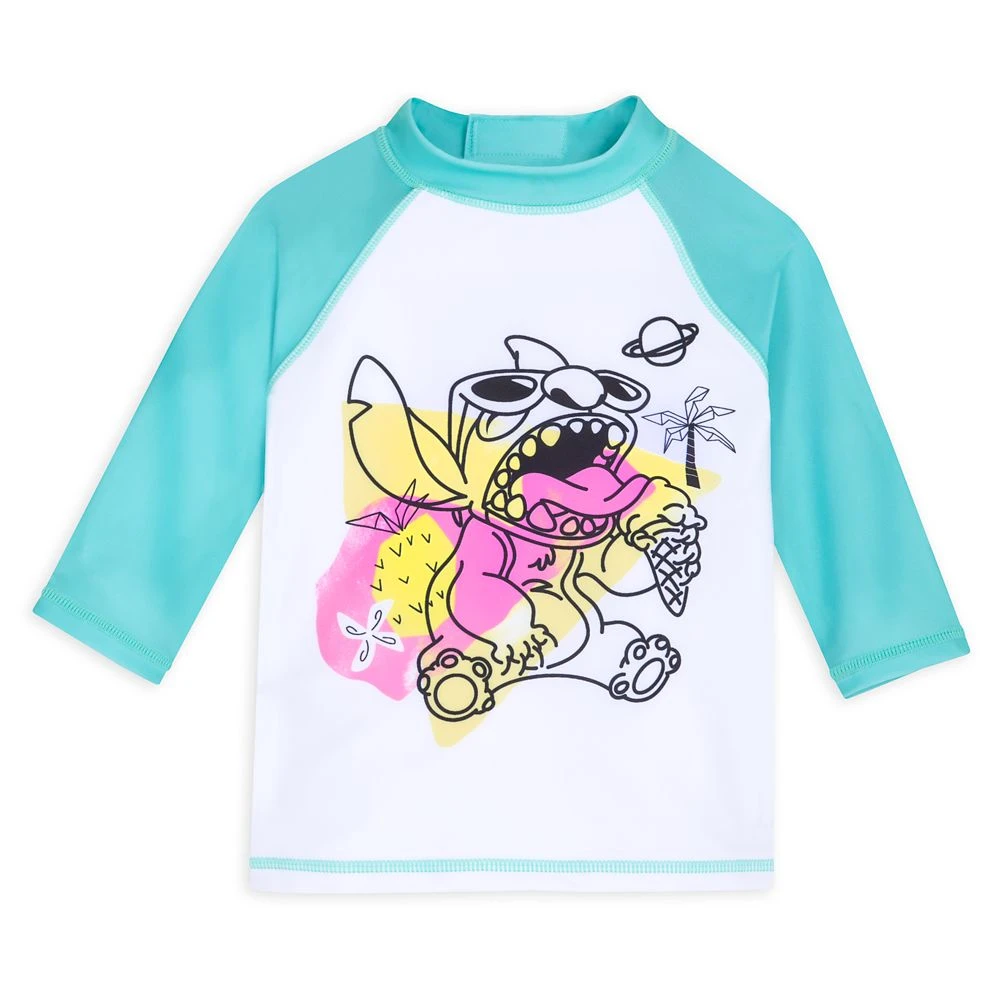 Disney Stitch Adaptive Rash Guard For Kids - Image 2