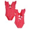 Disney Minnie Mouse Polka Dot Adaptive Swimsuit For Girls