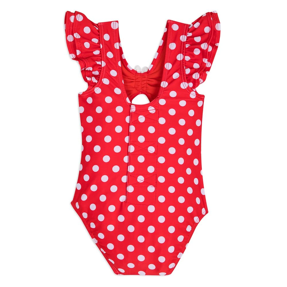 Disney Minnie Mouse Polka Dot Adaptive Swimsuit For Girls - Image 3