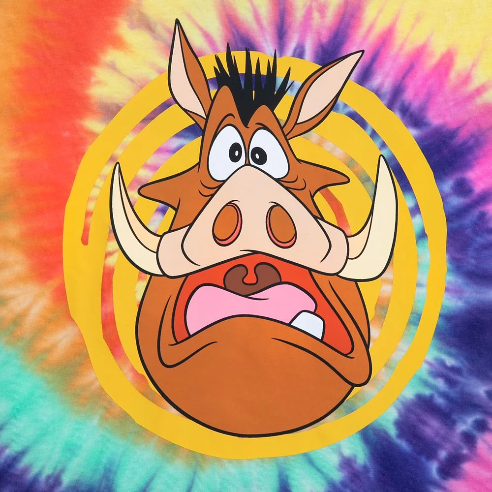 Disney Pumbaa Tie-Dye T-Shirt For Kids β The Lion King β Sensory Friendly - Image 3