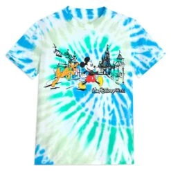 Mickey Mouse And Pluto Tie-Dye T-Shirt For Kids β Walt Disney World
