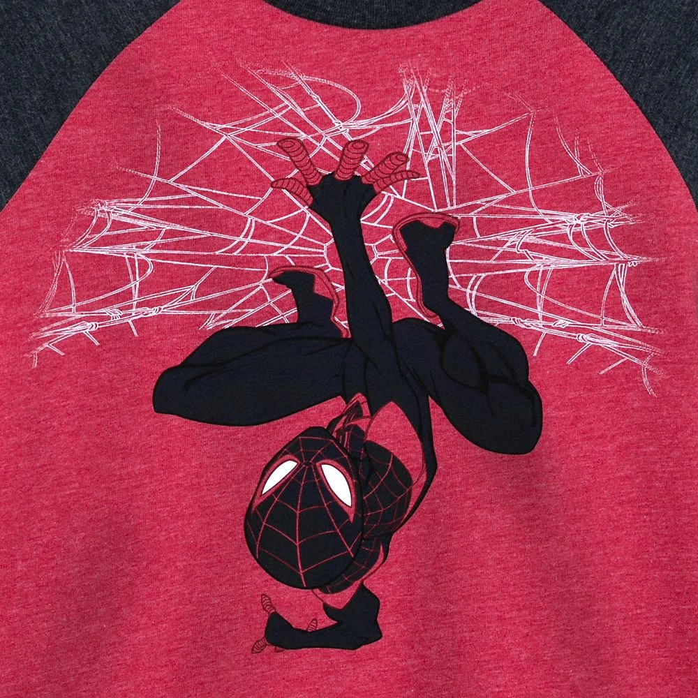 Disney Miles Morales Raglan T-Shirt For Kids β Spider-Man: Across The Spider-Verse - Image 2