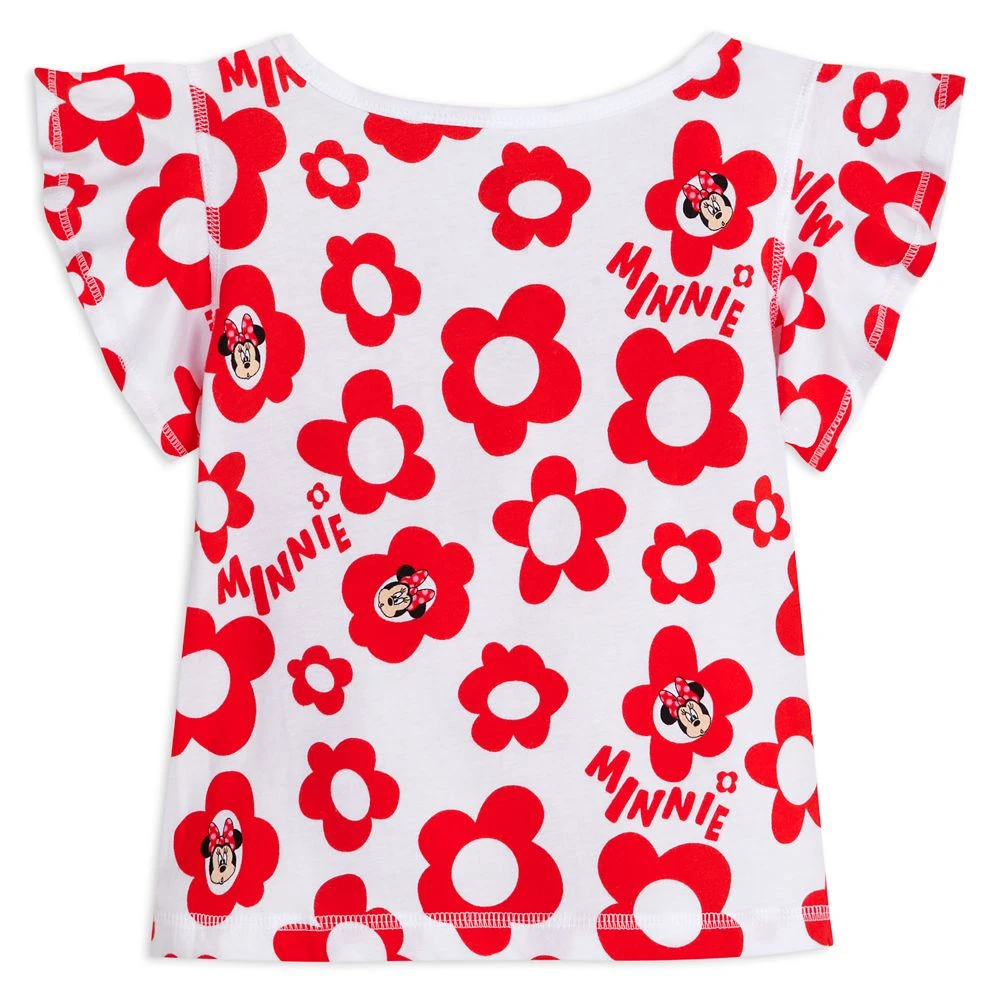 Disney Minnie Mouse Floral T-Shirt For Girls β Sensory Friendly - Image 3