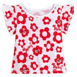 Disney Minnie Mouse Floral T-Shirt For Girls β Sensory Friendly