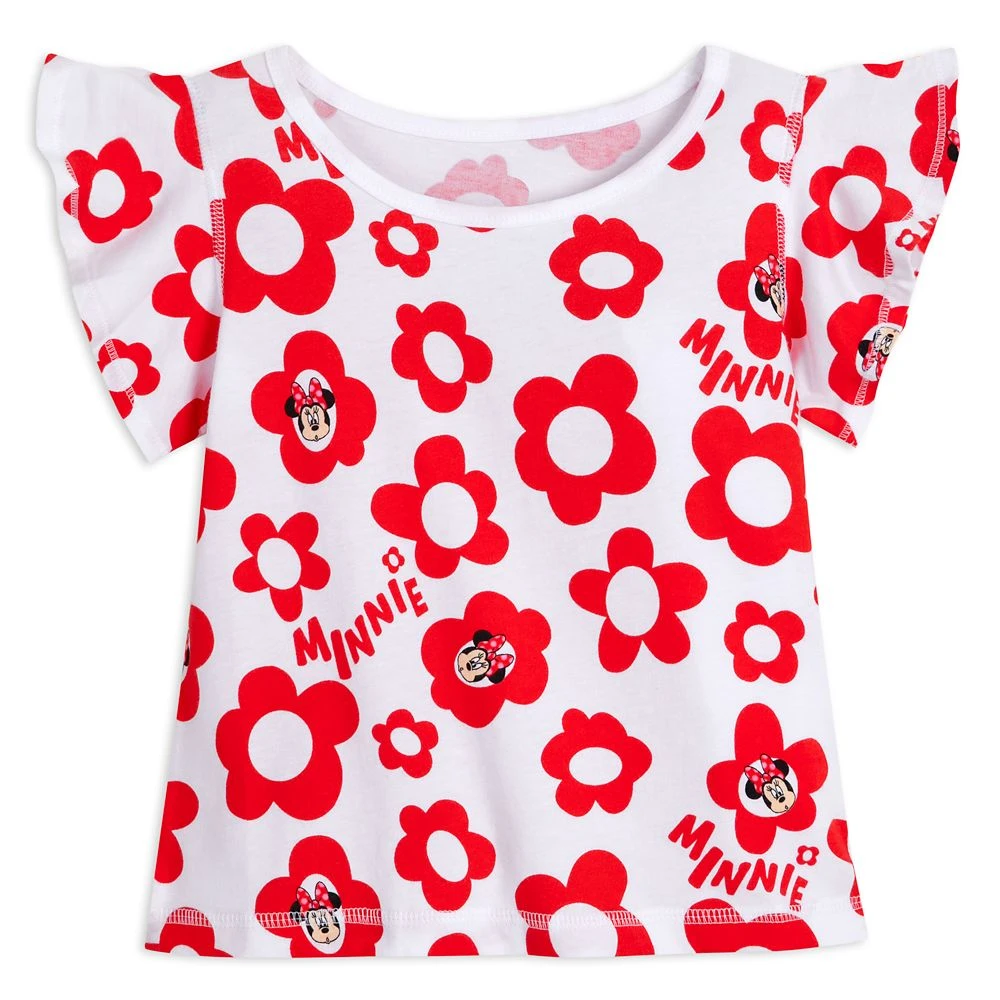 Disney Minnie Mouse Floral T-Shirt For Girls β Sensory Friendly
