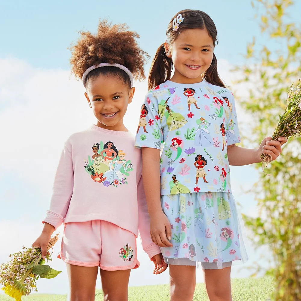 Disney Princess Long Sleeve Pullover Top For Girls - Image 2