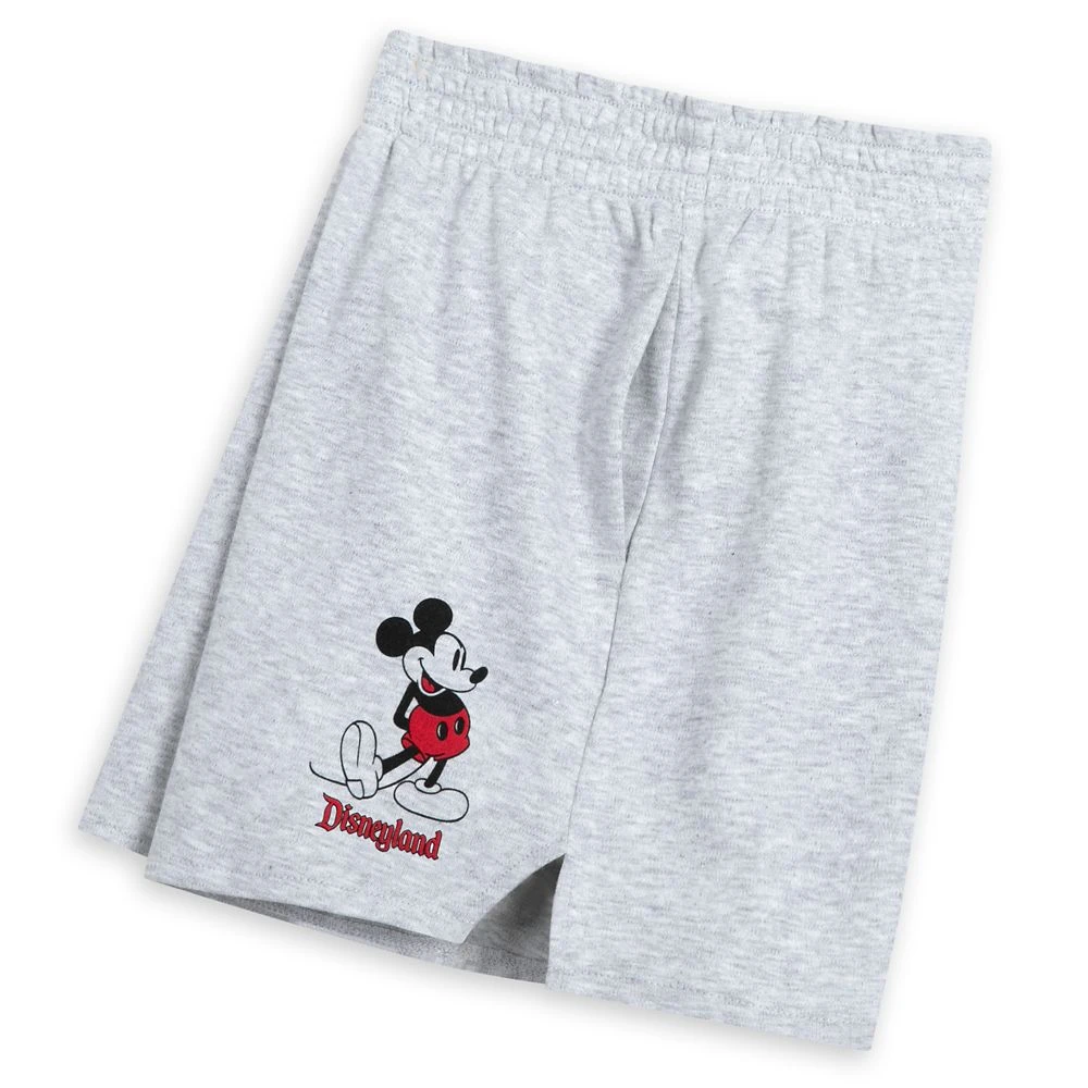 Mickey Mouse Standing Family Matching Shorts For Women β Disneyland β Gray - Image 3