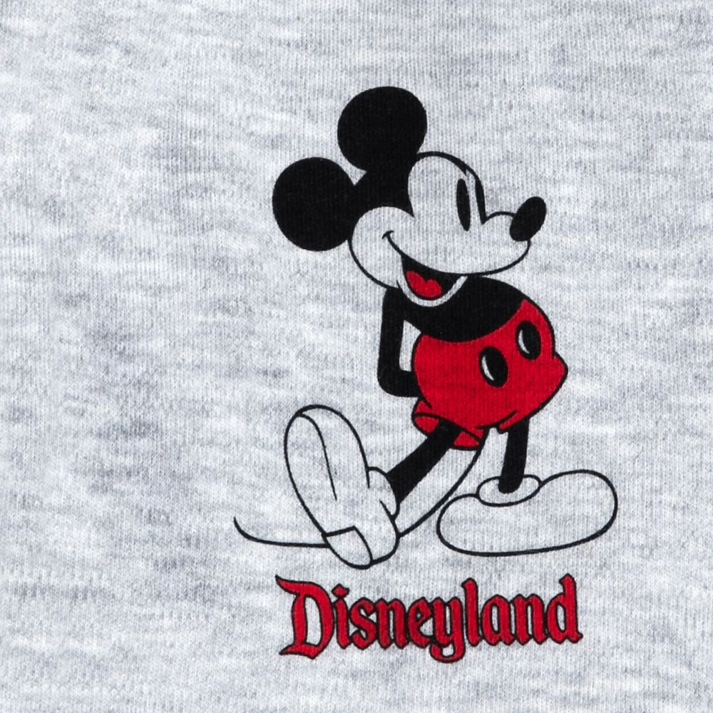 Mickey Mouse Standing Family Matching Shorts For Women β Disneyland β Gray - Image 4