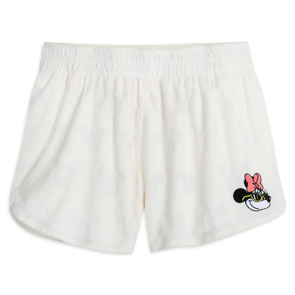 Disney Mickey And Minnie Mouse Burnout Shorts For Women