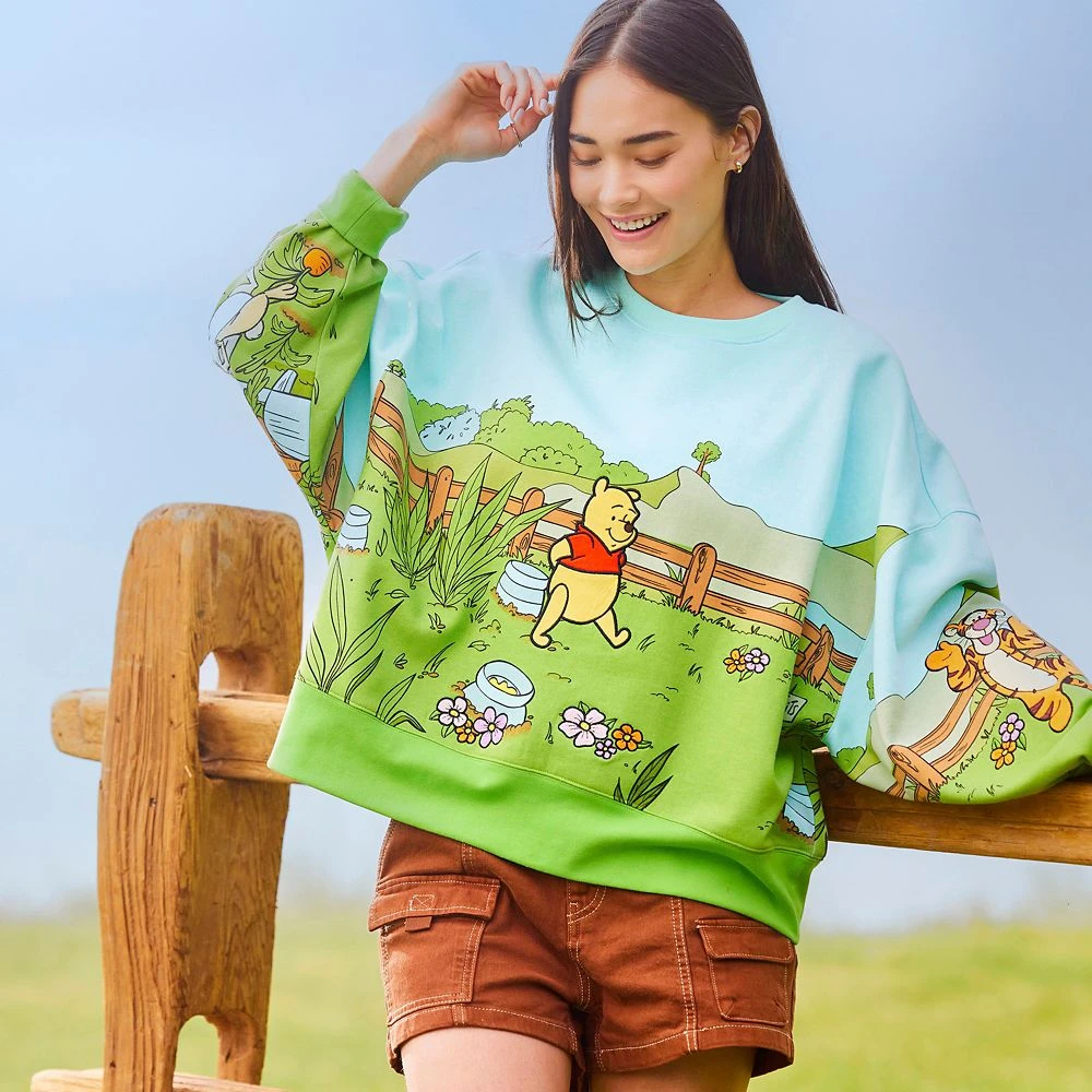Disney Winnie The Pooh And Pals Pullover Sweatshirt For Women - Image 2