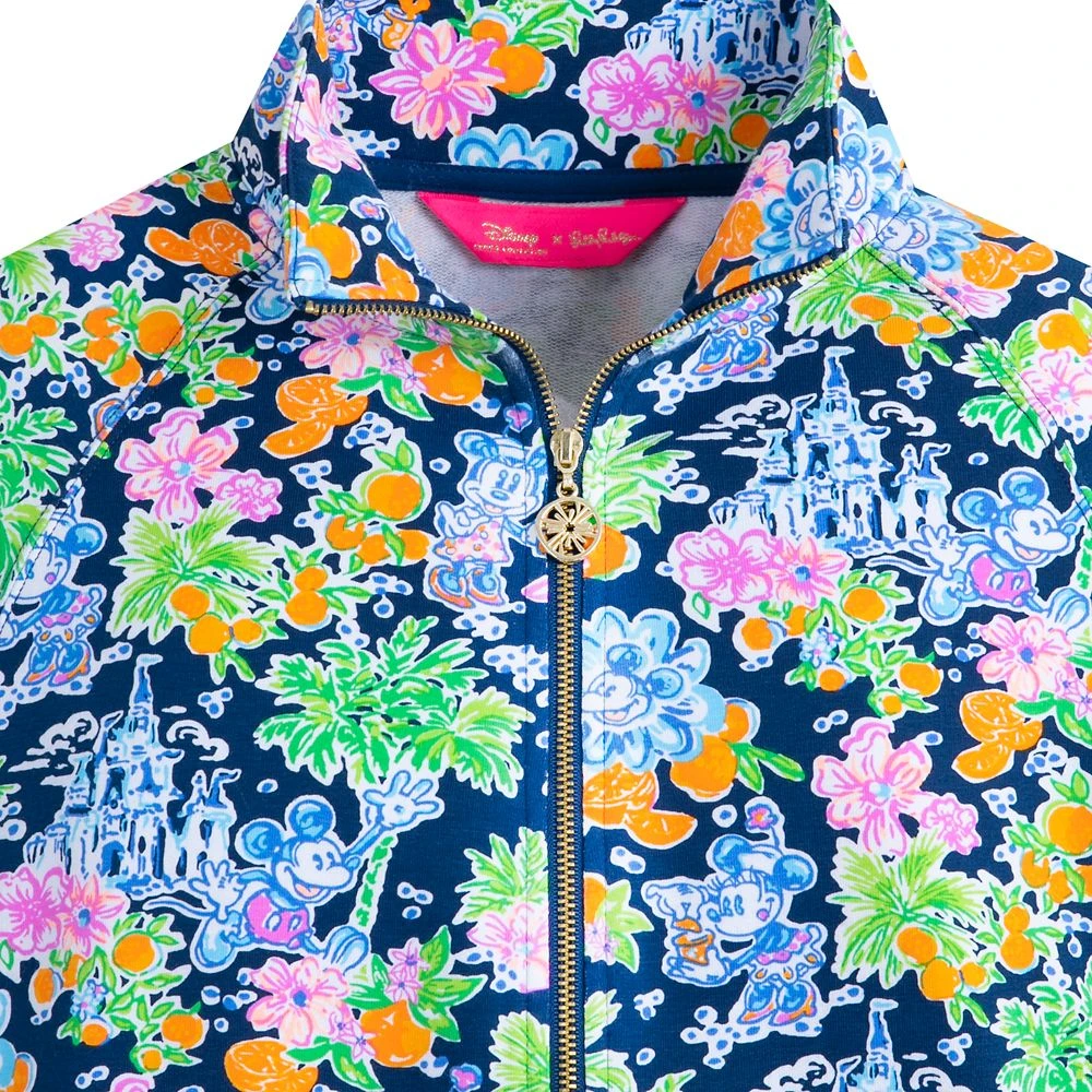 Mickey And Minnie Mouse Zip Pullover For Women By Lilly Pulitzer β Disney Parks - Image 4