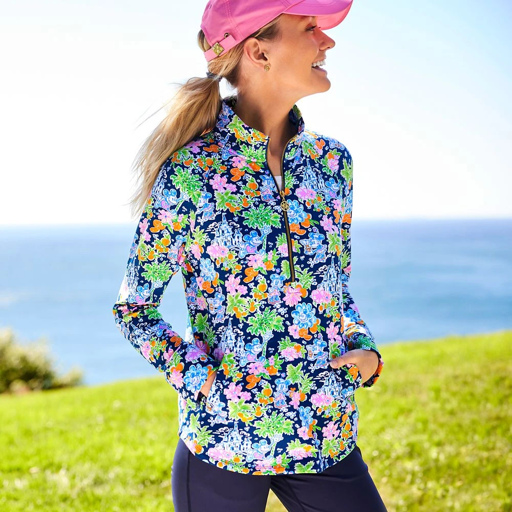 Mickey And Minnie Mouse Zip Pullover For Women By Lilly Pulitzer β Disney Parks - Image 7
