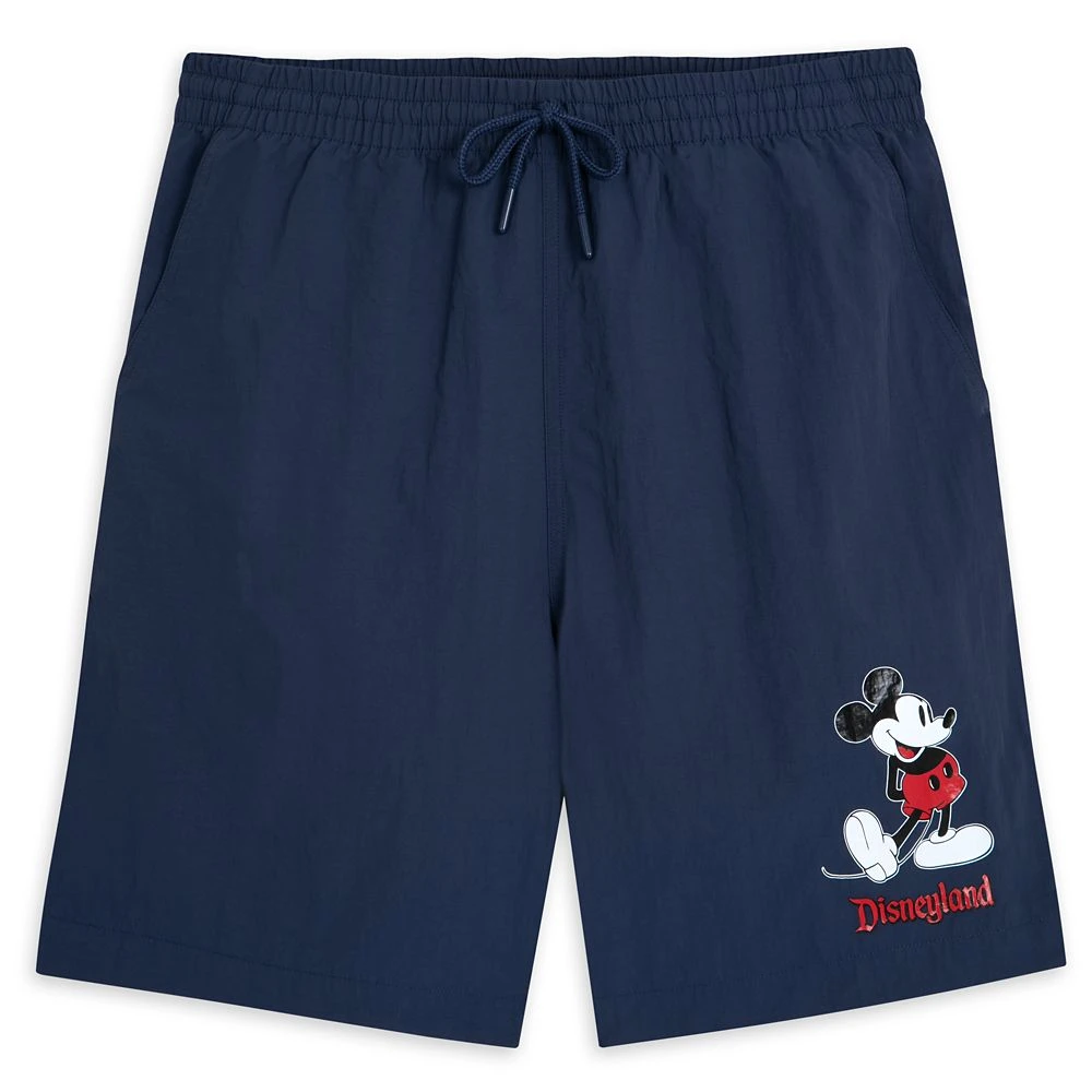 Mickey Mouse Standing Family Matching Shorts For Adults β Disneyland β Navy