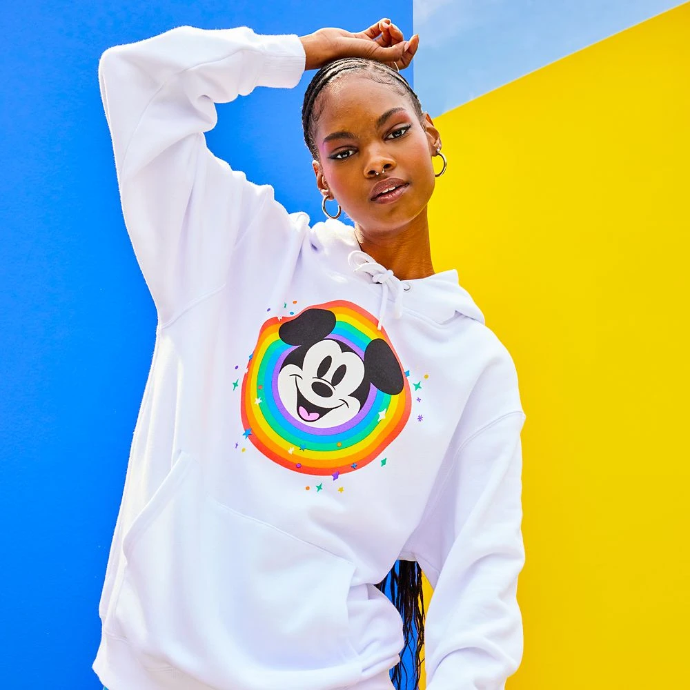 Mickey Mouse Pullover Hoodie For Adults β Disney Pride Collection - Image 2