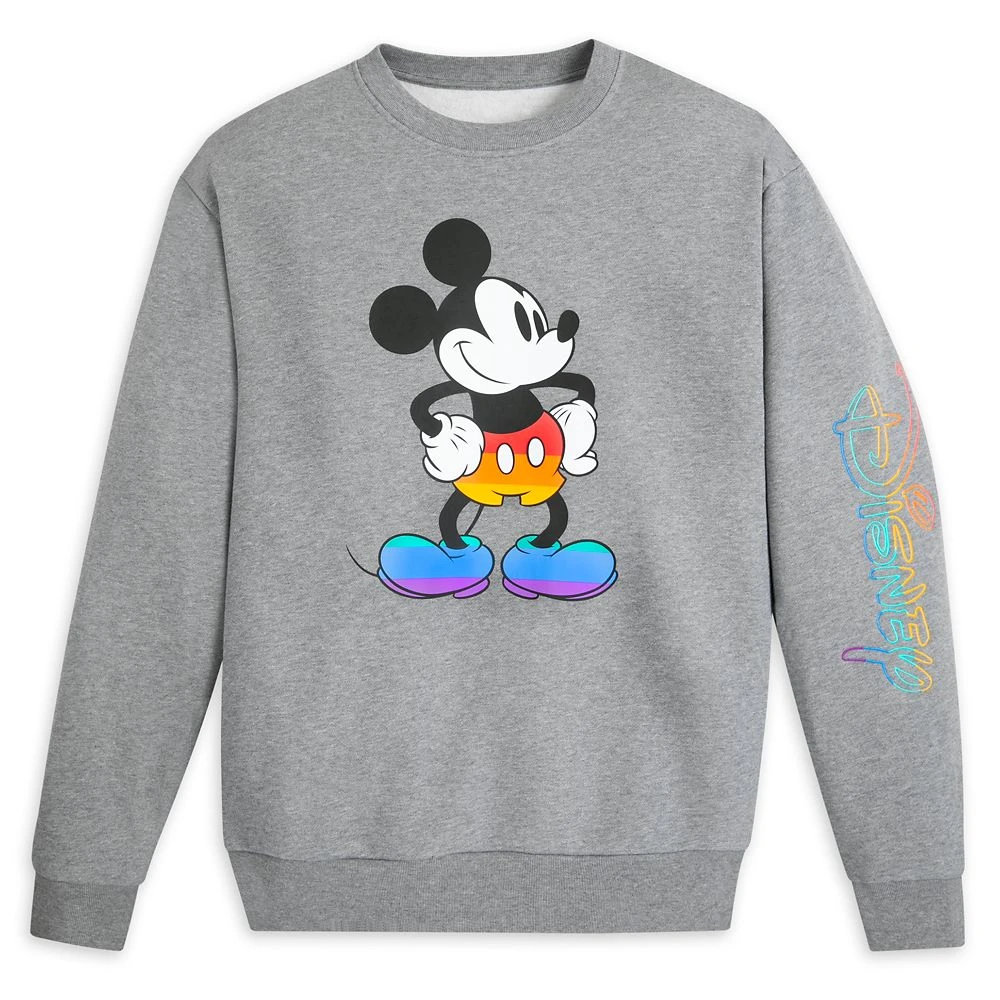Mickey Mouse Pullover Sweatshirt For Adults β Disney Pride Collection