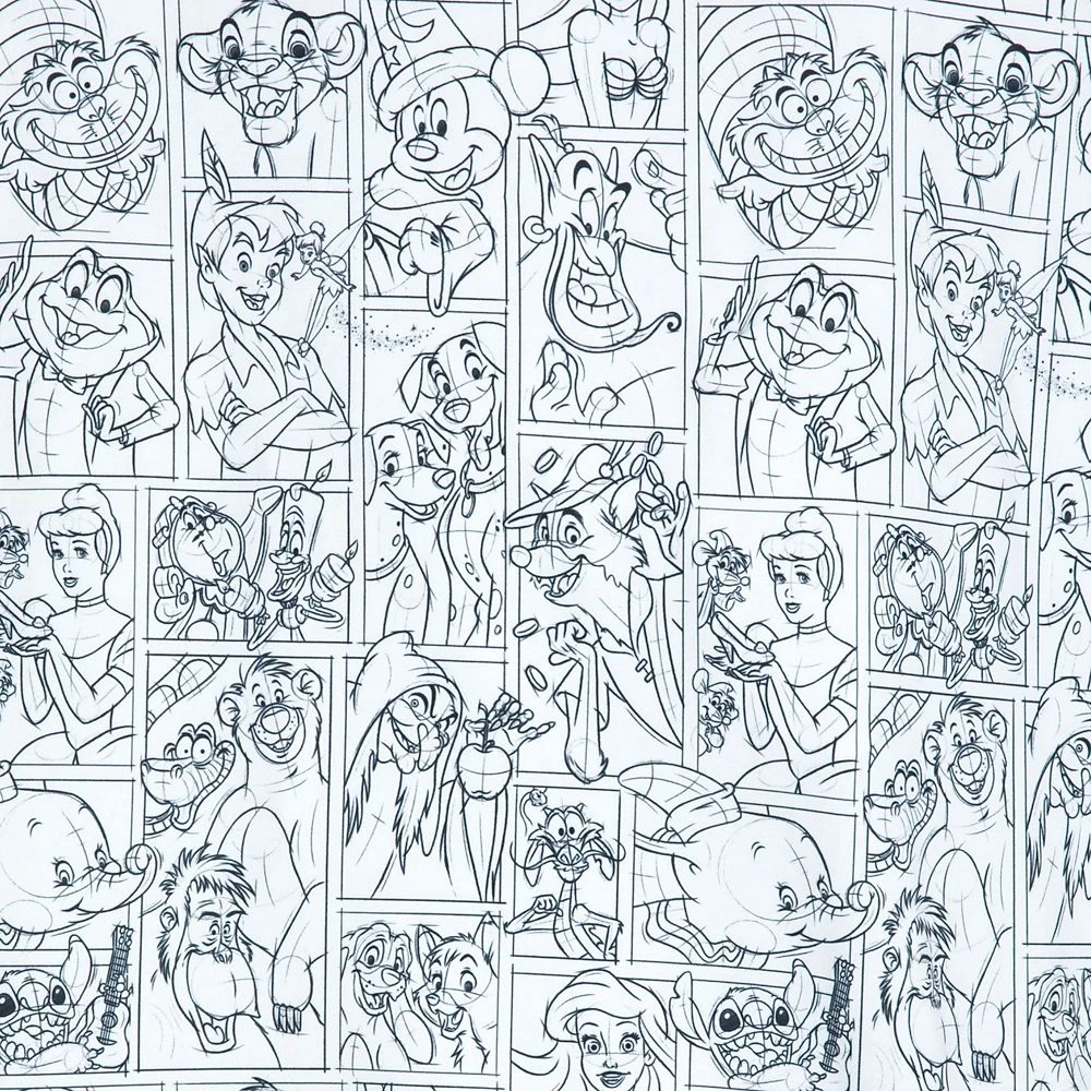 Disney Sketch Performance Pullover Hoodie For Adults By RSVLTS - Image 3