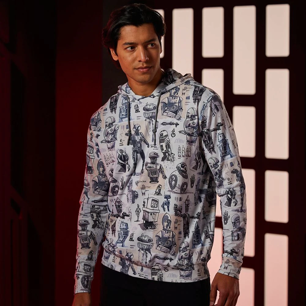 Disney Star Wars Droids Performance Pullover Hoodie For Adults By RSVLTS - Image 2