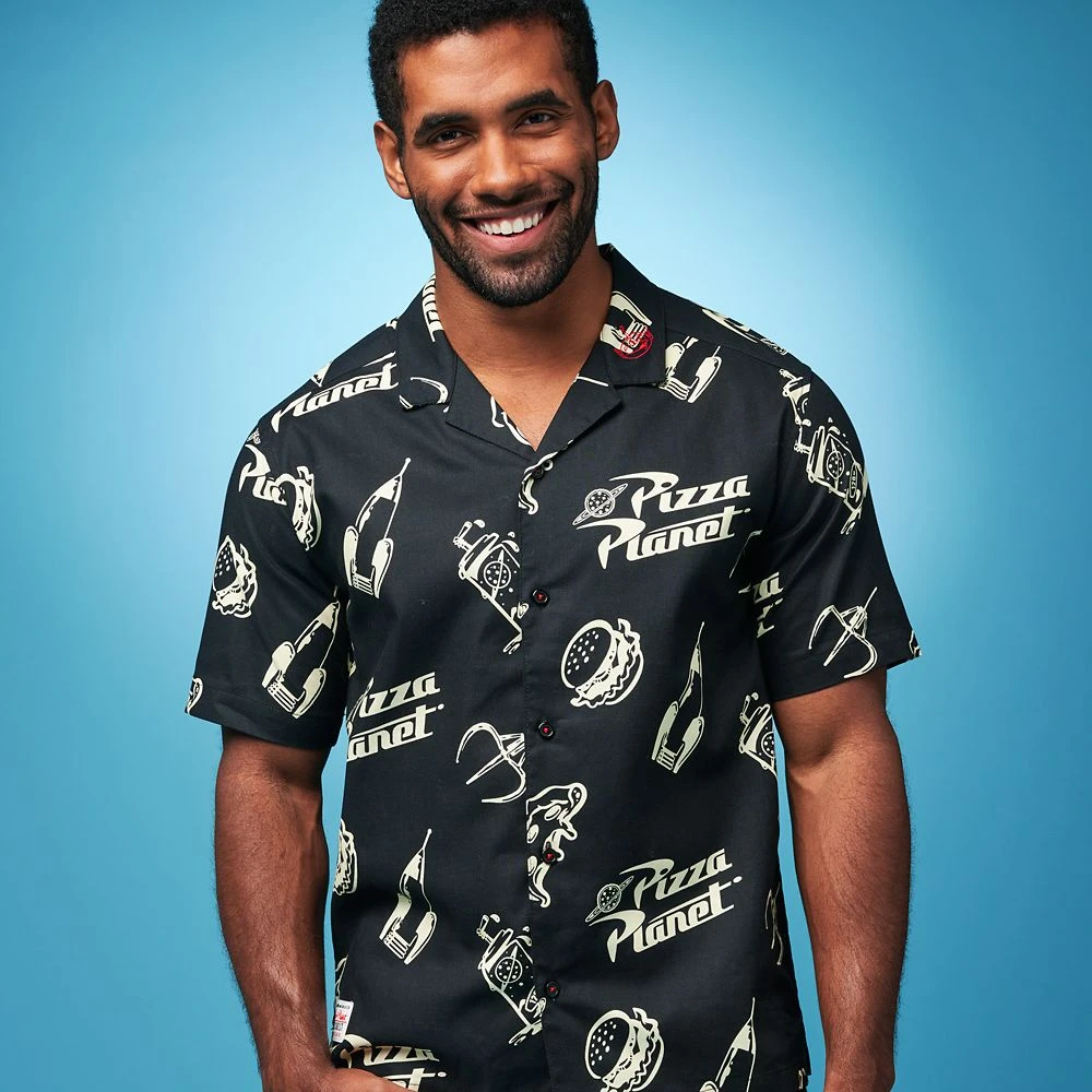Disney Pizza Planet Woven Shirt For Men β Toy Story - Image 2