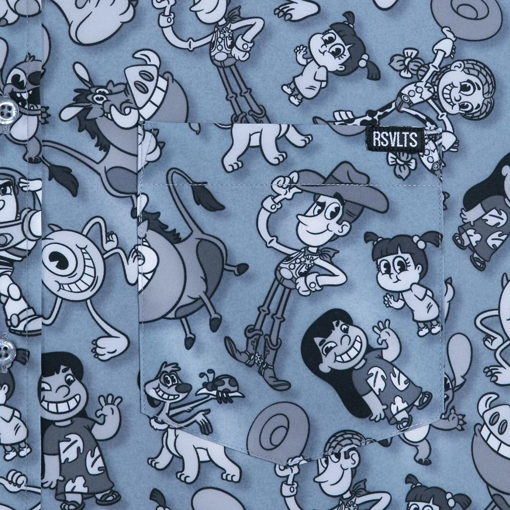 Disney And Pixar Character ''Pie-Eyed Party'' Shirt For Adults By RSVLTS - Image 3