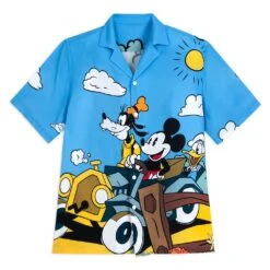 Disney Mickey Mouse And Friends Woven Shirt For Adults β Mickey & Co.