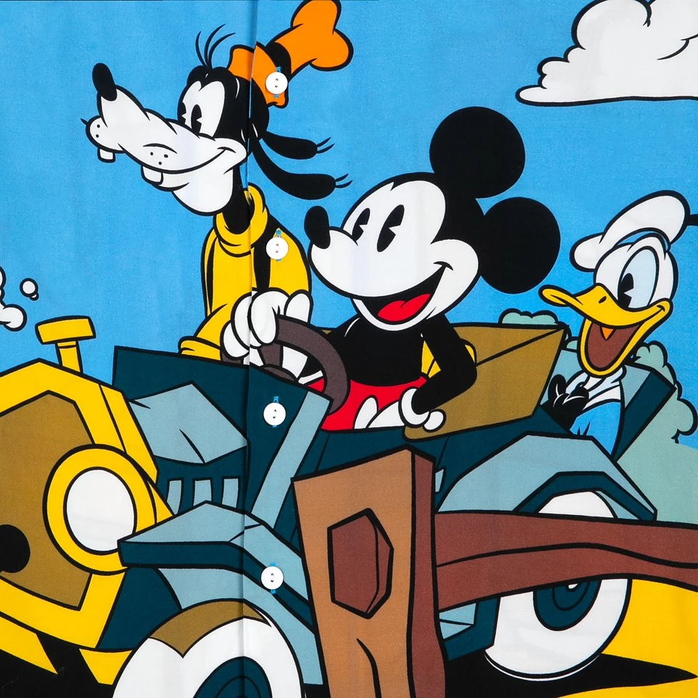 Disney Mickey Mouse And Friends Woven Shirt For Adults β Mickey & Co. - Image 4