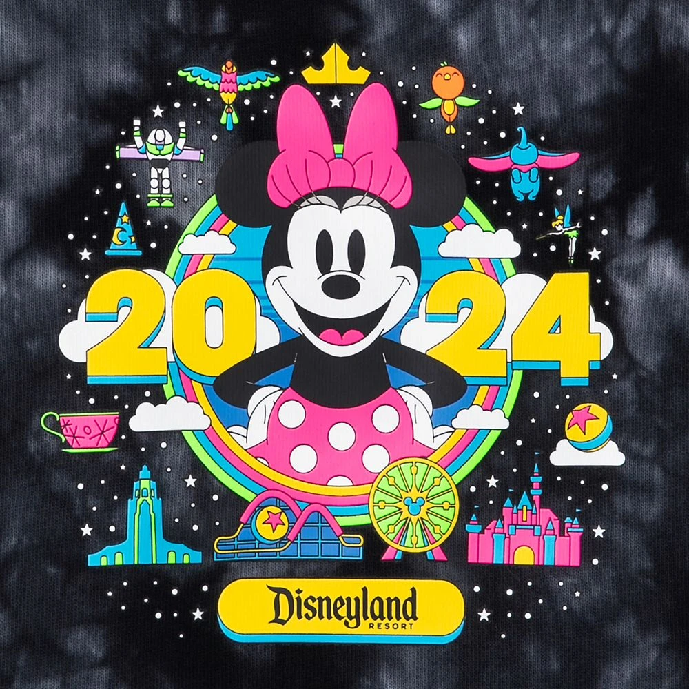 Disneyland 2024 Tie-Dye Pullover Sweatshirt For Kids - Image 4