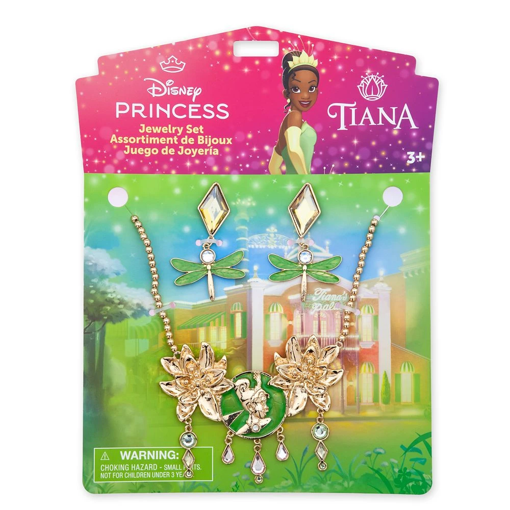Disney Tiana Costume Jewelry Set For Kids β The Princess And The Frog - Image 3