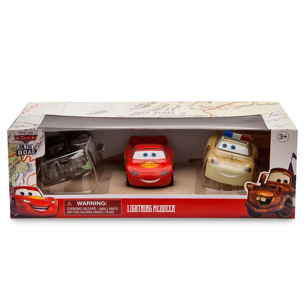 Disney Lightning McQueen Die Cast Set β Cars On The Road - Image 4