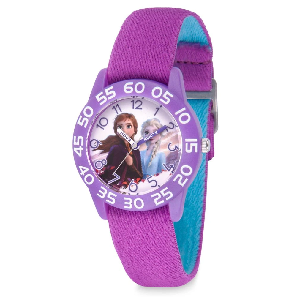 Disney Anna And Elsa Time Teacher Watch For Kids β Frozen 2 β Reversible Band