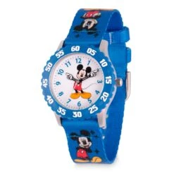 Disney Mickey Mouse Time Teacher Watch For Kids – Print Band