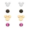 Disney Mickey And Minnie Mouse Earring Set