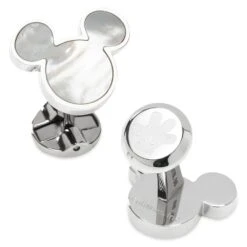 Disney Mickey Mouse Icon Mother Of Pearl Cufflinks