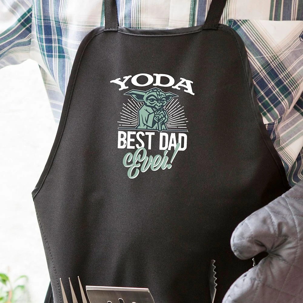 Disney Yoda ''Best Dad Ever'' BBQ Apron Tote Pro Grill Set β Star Wars - Image 3