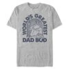 Disney King Triton ''World's Greatest Dad Bod'' Heathered T-Shirt For Men – The Little Mermaid