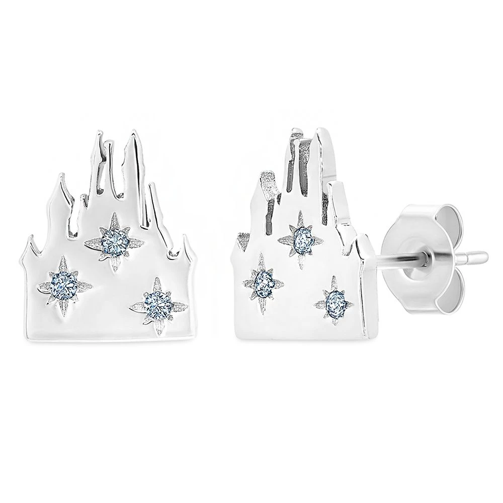 Disney Fantasyland Castle Earrings By CRISLU
